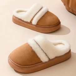 12 Pairs Womens Cozy Cotton Warm Slippers