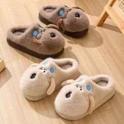 15 Pairs Winter Cartoon Cute Plush Slippers