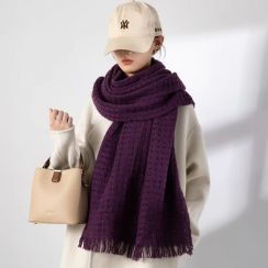 7Pcs Ladies Winter Casual Knitted Warm Scarf