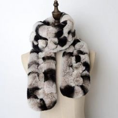 Womens Thick Warm Faux Fur Scarf Accessories