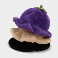 4Pcs Autumn and Winter Cute Plush Pumpkin Hat