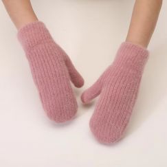 6 Pairs Winter Knitted Thickened Gloves