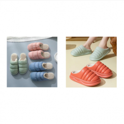 Wholesale of PVC Cotton Slippers